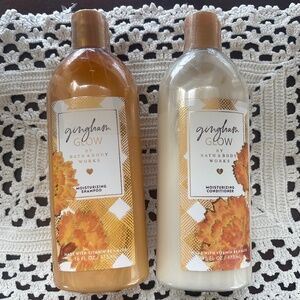 NWT Gingham Glow Moisturizing Shampoo & Conditioner
